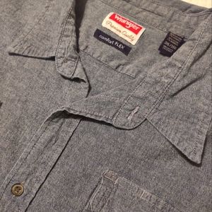 Wrangler Comfort Flex Short Sleeve Button Up Shirt